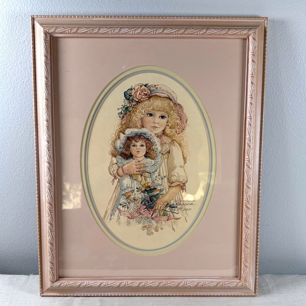 Jan Hagara Cathy & the Bru Doll Signed Numbered Lithograph 275/2000